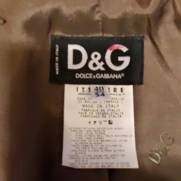 D&G Dolce & Gabbana 3 button Blazer NWOT - Picture 3 of 8